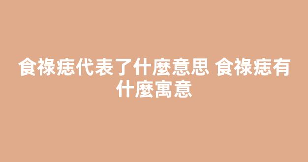 食祿痣代表了什麼意思 食祿痣有什麼寓意